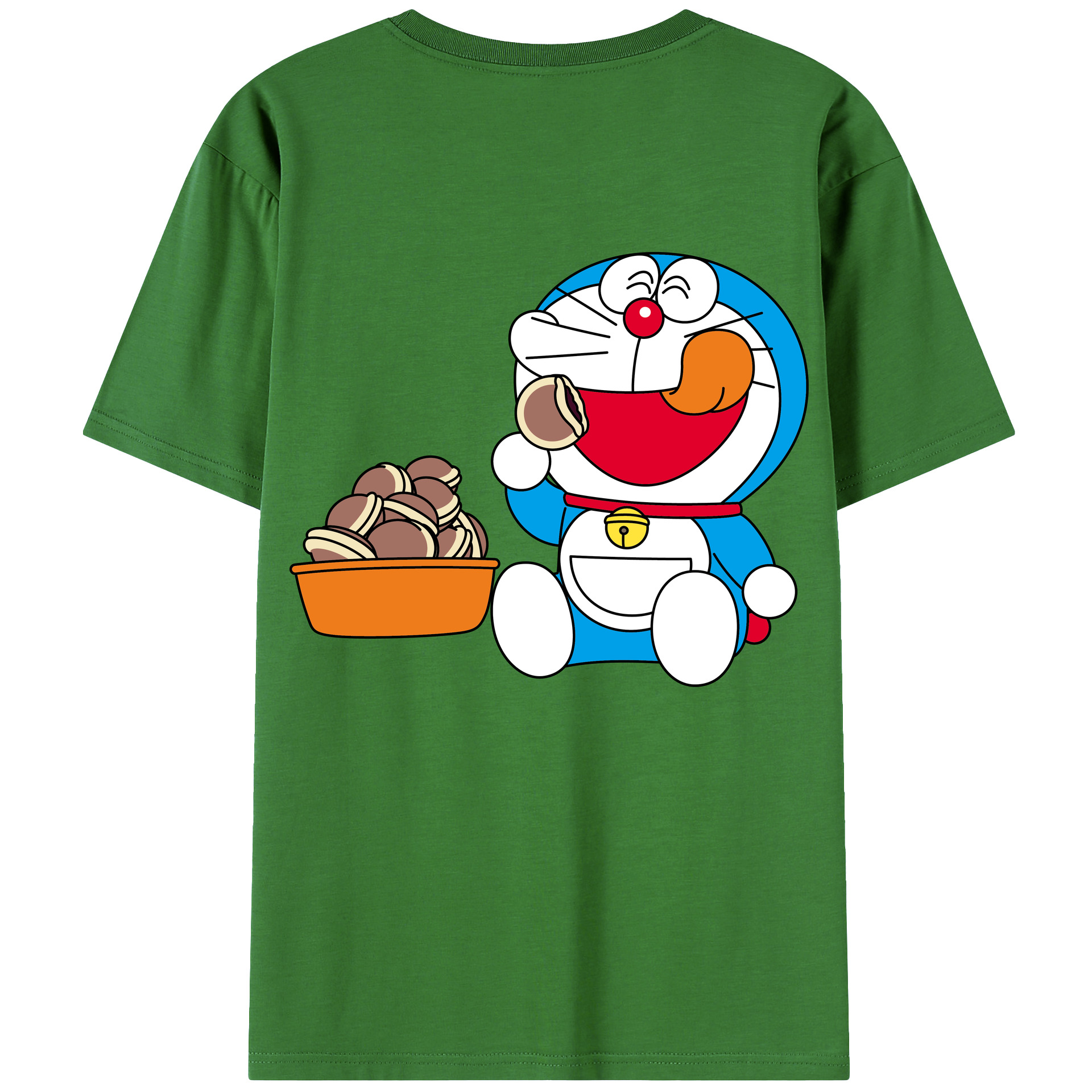 （画像用） ドラえもん Doraemon レディース半袖Tシャツ(バックプリント)